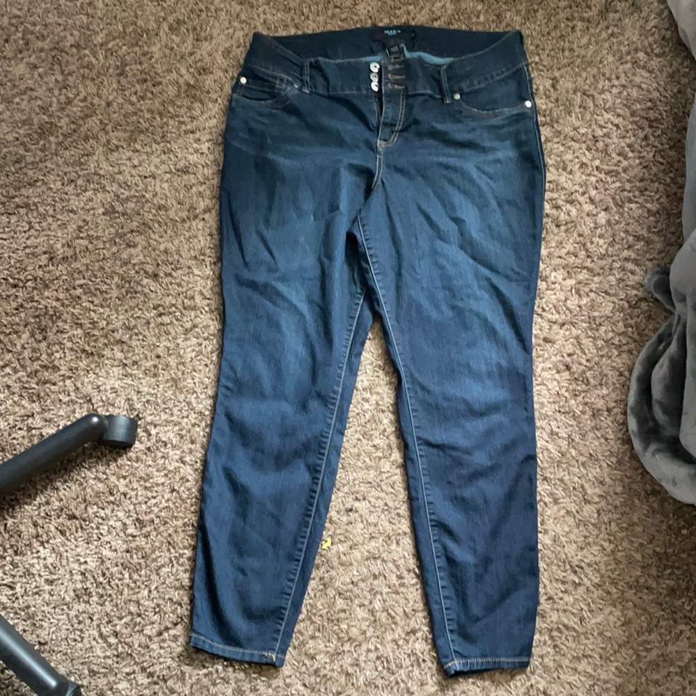 Dark wash torrid skinny jeggings